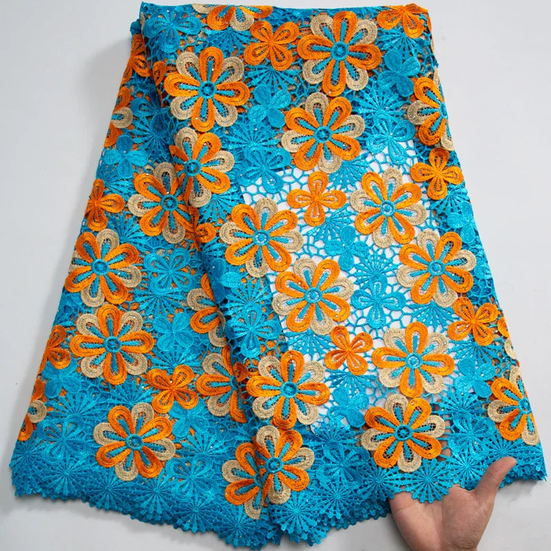 SJD LACE 2024Skin Friendly Classic African Eembroidery Guipure