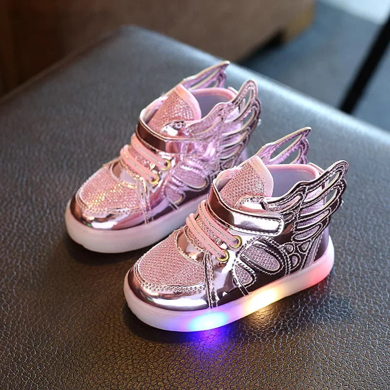 Tenis Children Led Shoe Girls Lighted Sneakers Glowing