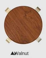 Teak Round Stool Household Bench Stool Solid Wood
