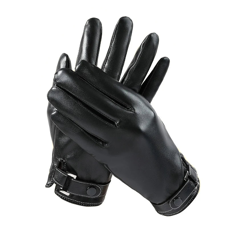Men's Gloves Black Winter Mittens Keep Warm Touch