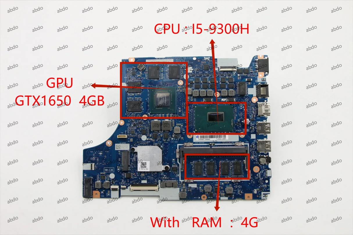 NM-C361 NM-C362 for Lenovo L340-15IRH L340-17IRH Laptop Motherboard.with