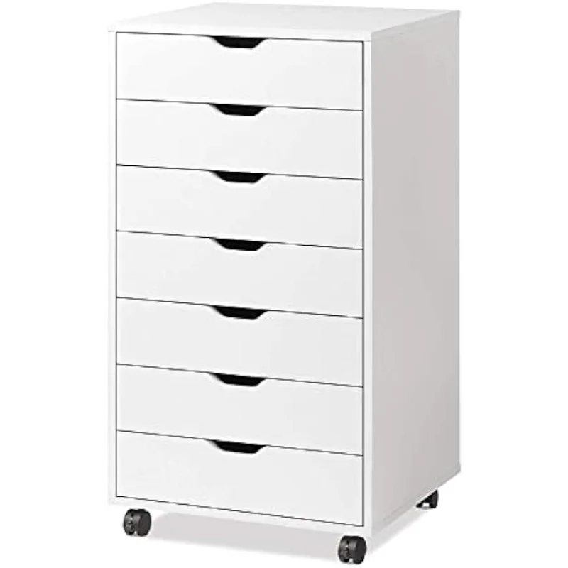 DEVAISE 7-Drawer Chest, Wood Storage Dresser Cabinet with