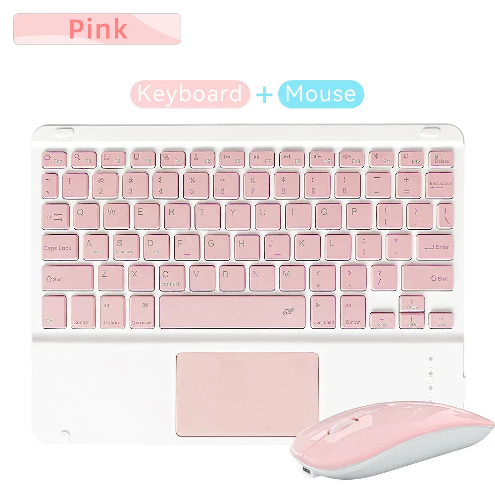Touchpad Wireless Keyboard and Mouse Combo For iPad