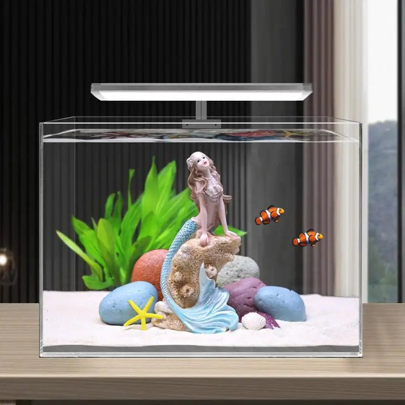 Artificial Aquarium Mermaid Fish Tank Decorations Underwater World