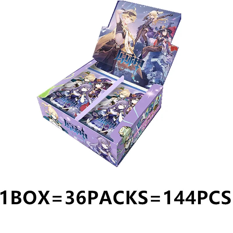 Game Anime Genshin Impact Rare Collectible Card Toy