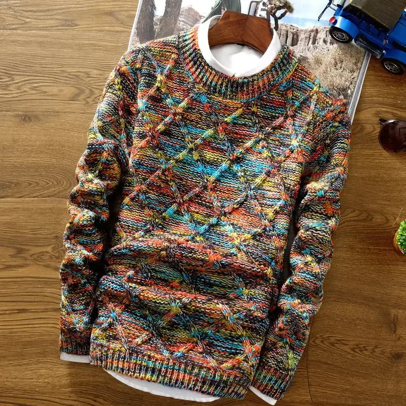 Men's Clothing Pullovers Round Collar Crewneck No Hoodie