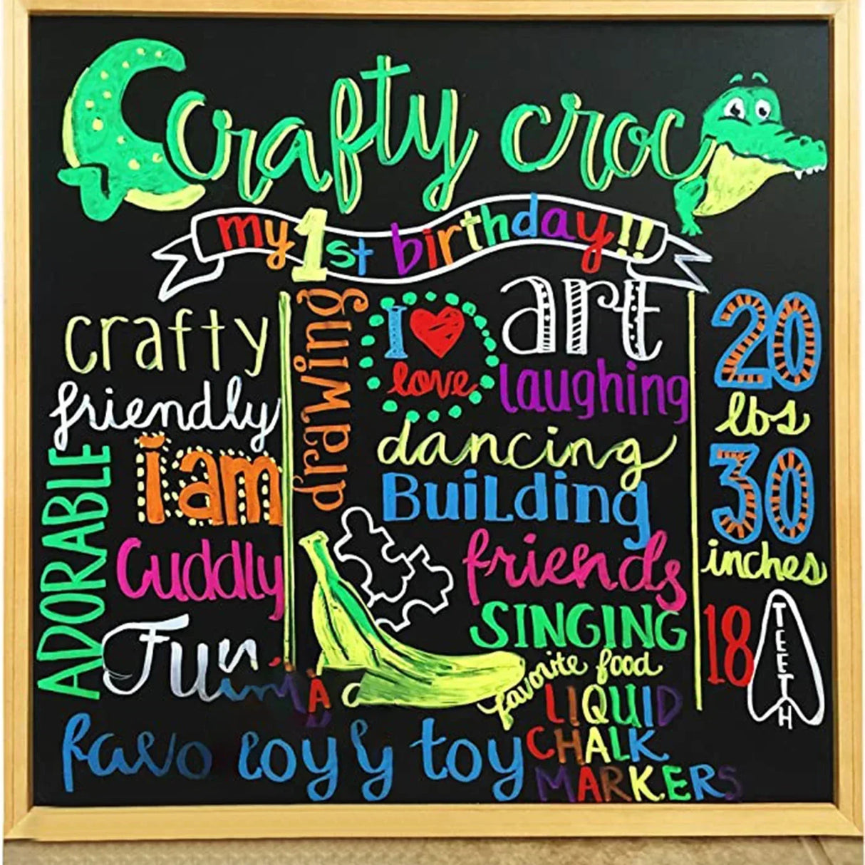 Chalk Marker Pen Erase Markers 5mm Tip Reversible