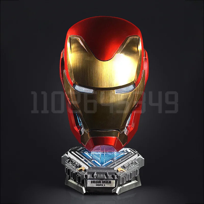 Cartoon Mk50 Wearable 1:1 Iron Man Figures Voice-activated