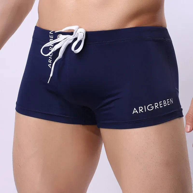 Swimsuit Men's Swimming Trunks Boxer Briefs Swimming Swim