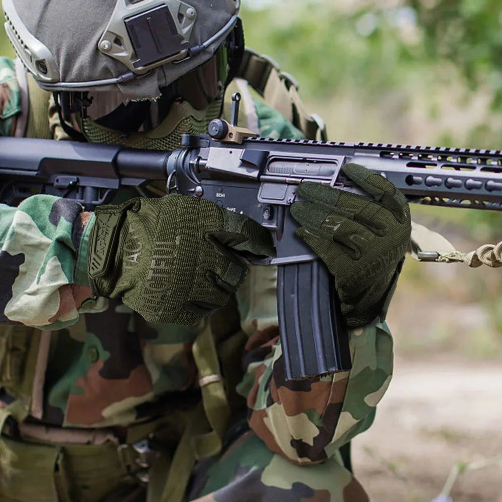 Camo Hunting Glove Touch Screen Wear-resistant Army Shooting