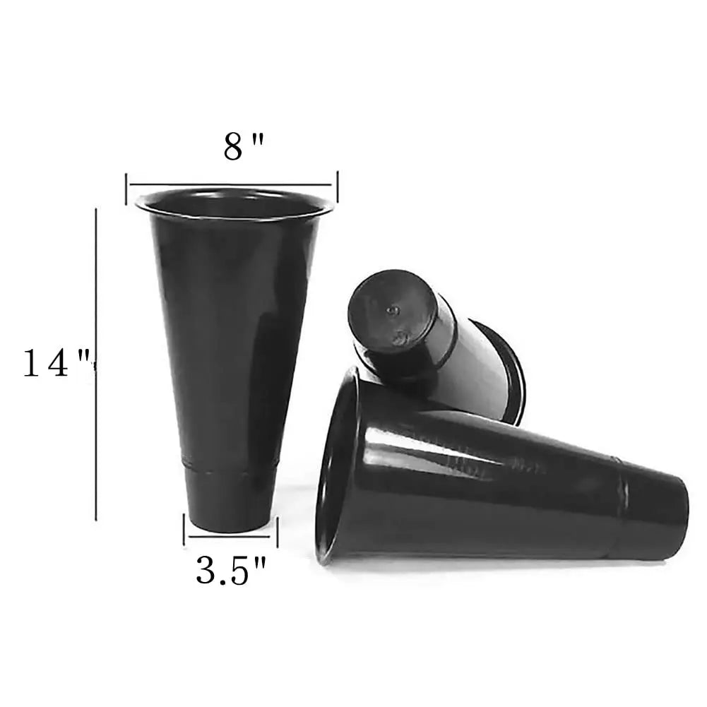 Flower Display Stand with 16pcs Plastic Buckets