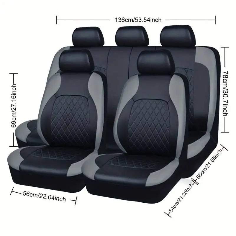 Hot selling high-end pu Car Interior with 5/2Pcs