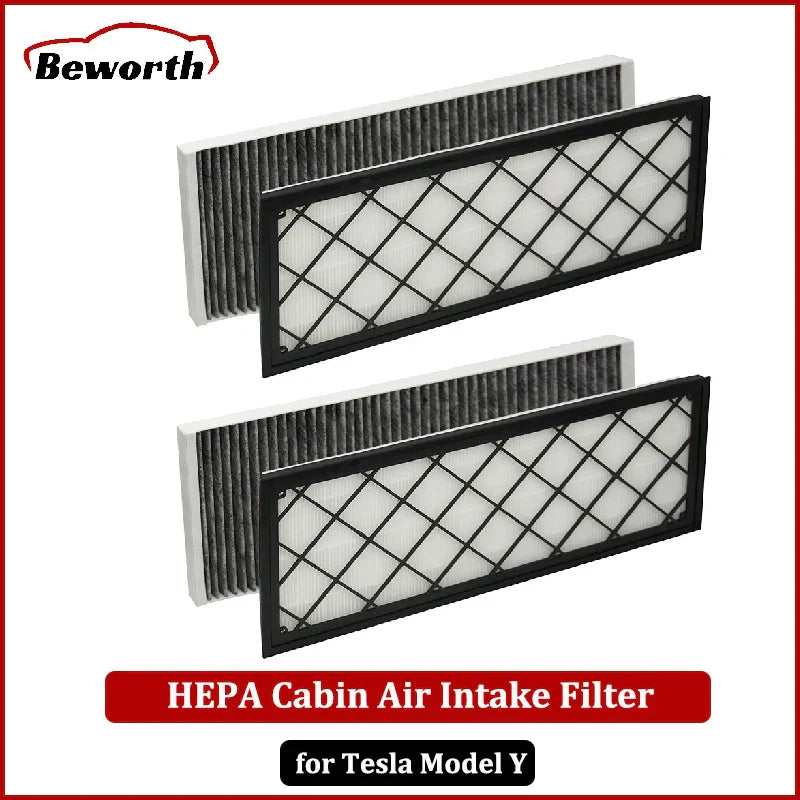 4PCS Cabin Air Filter HEPA for Tesla Model