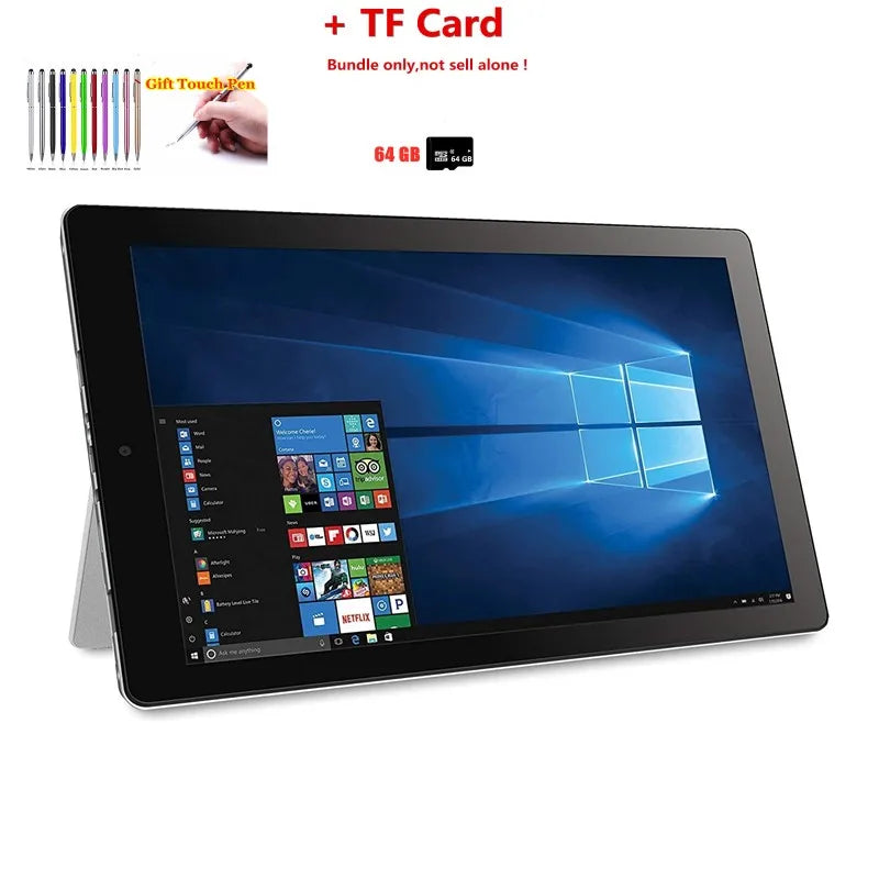 Welcome Deal Tablet PC with Stand 10.1 INCH 2GB RAM 32GB ROM W101 Windows 10 Dual Camera WIFI Quad Core HDMI-Compatible