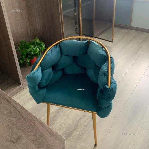 Nordic Metal Living Room Chair for Living Room