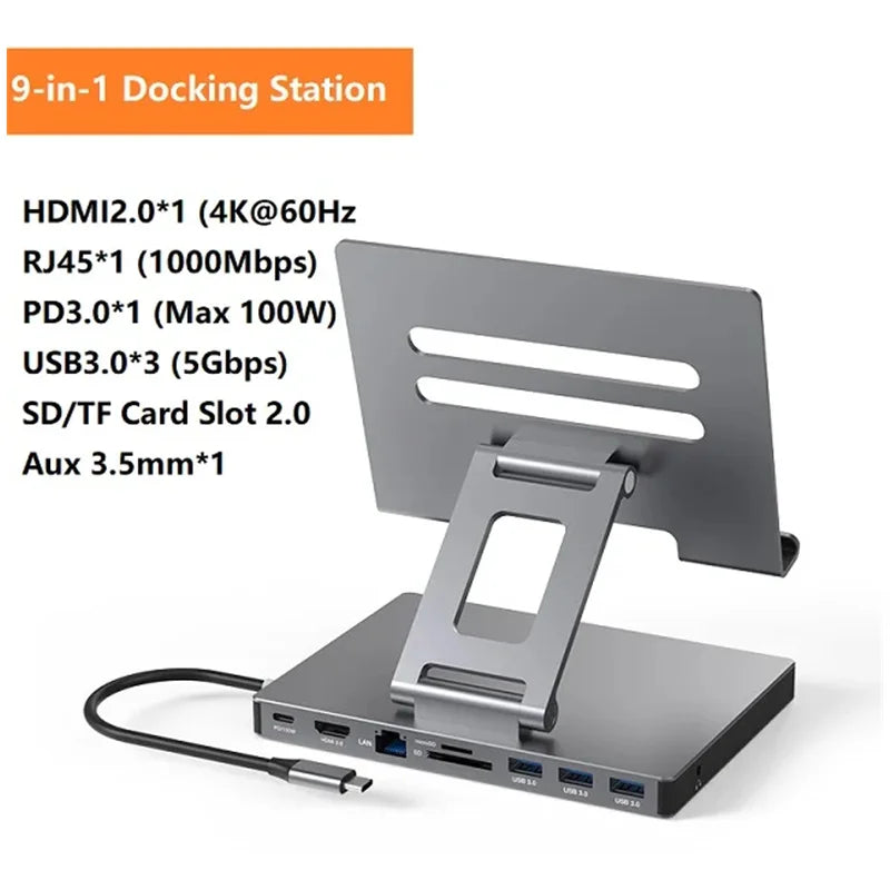 Usb Type C Docking Station 9 In 1