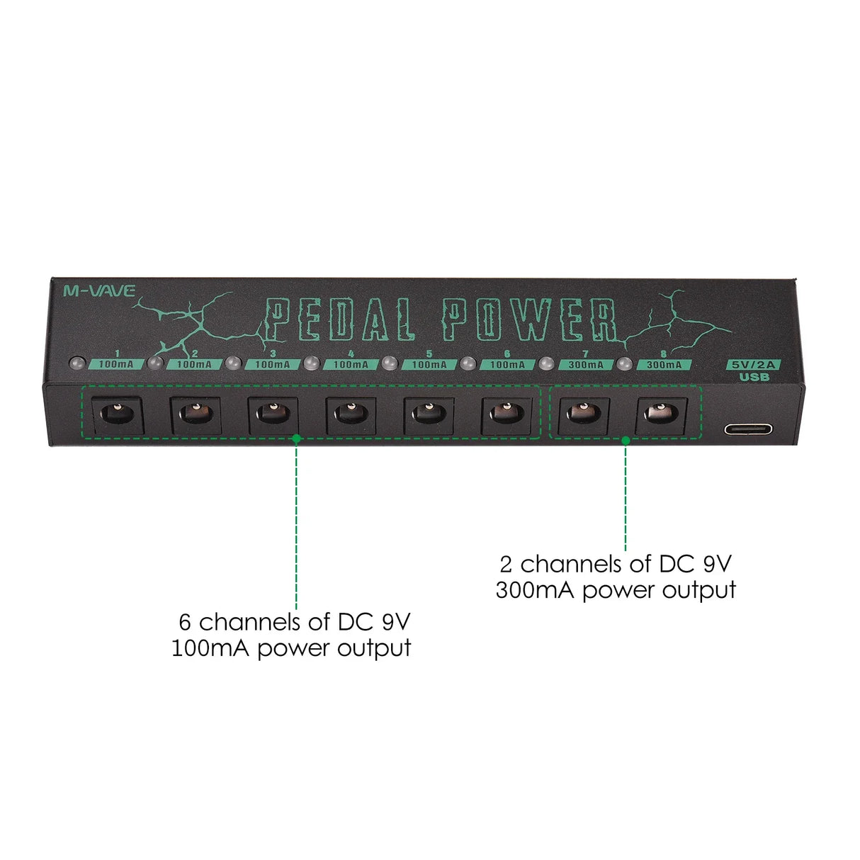 M-VAVE PEDAL POWER Guitar Pedal Power Guitar Effector