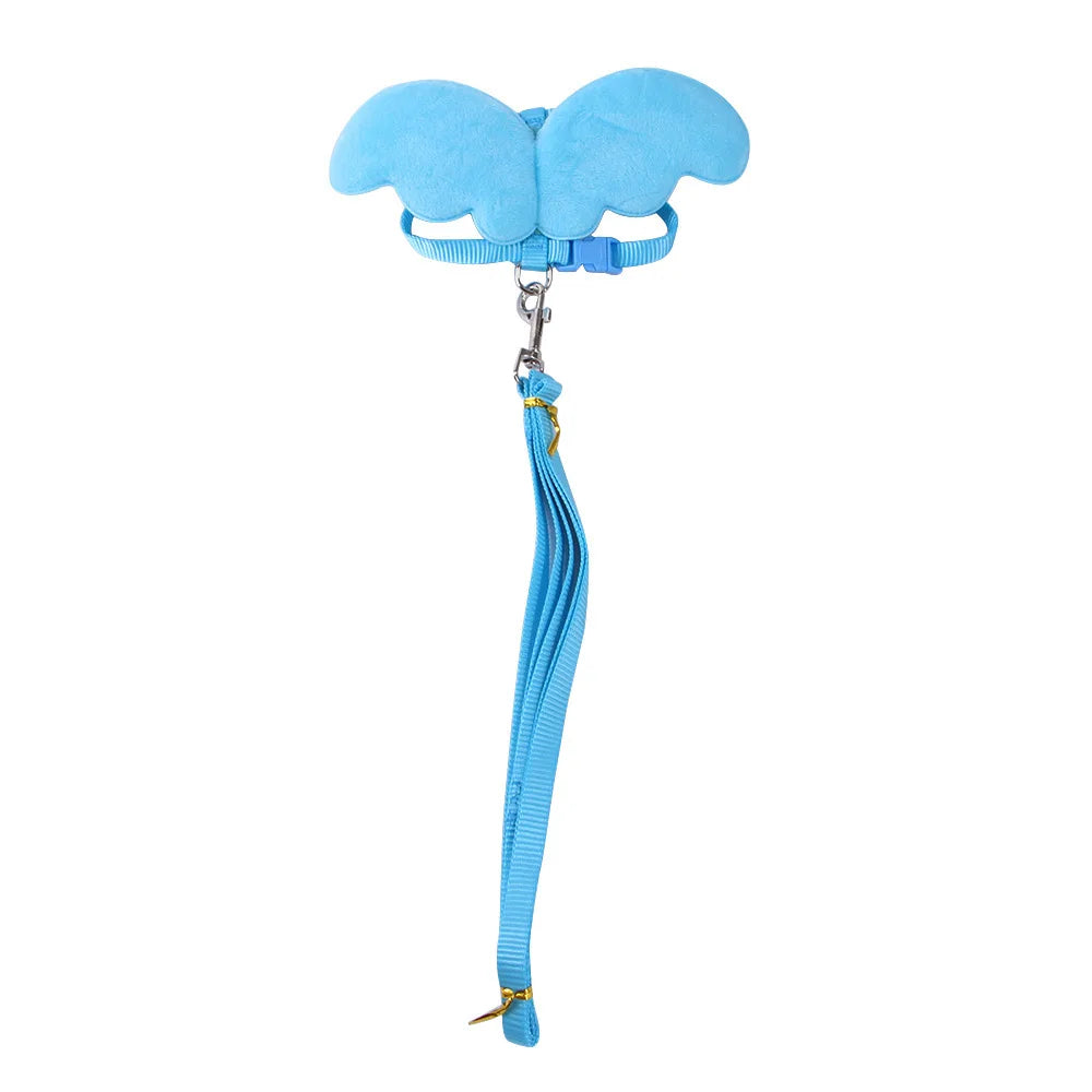 Hamster Rabbit Angel Wings Harness Leash Collar Chest