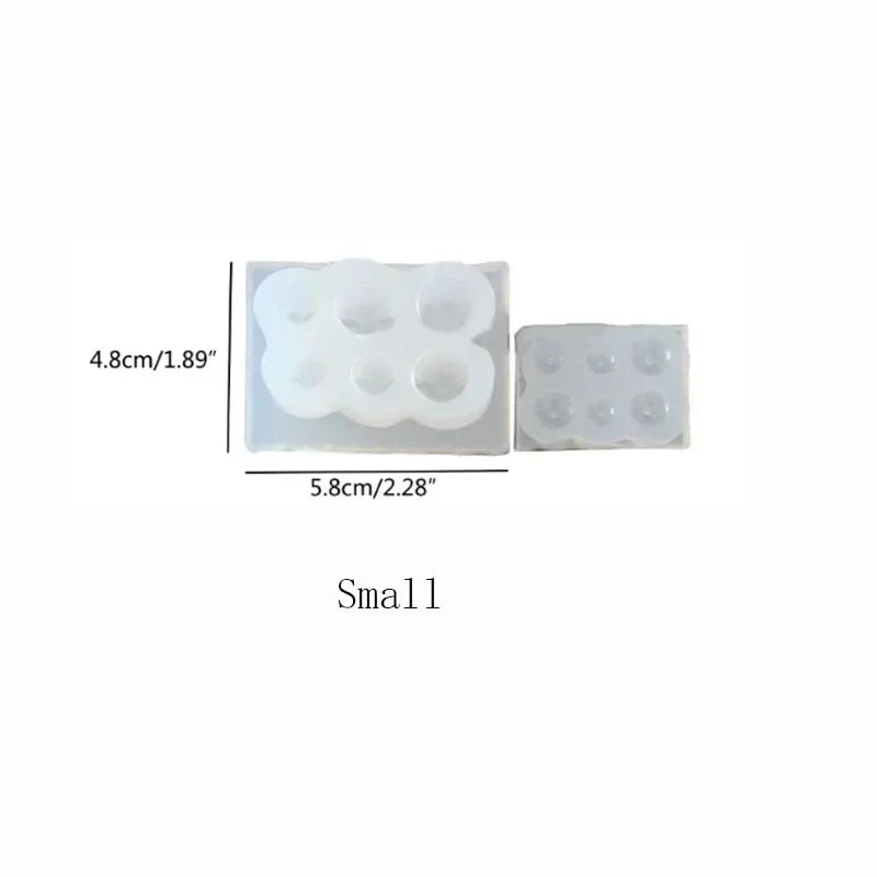 DIY Handcraft Egg Tart Lollipop Shaped Silicone Epoxy
