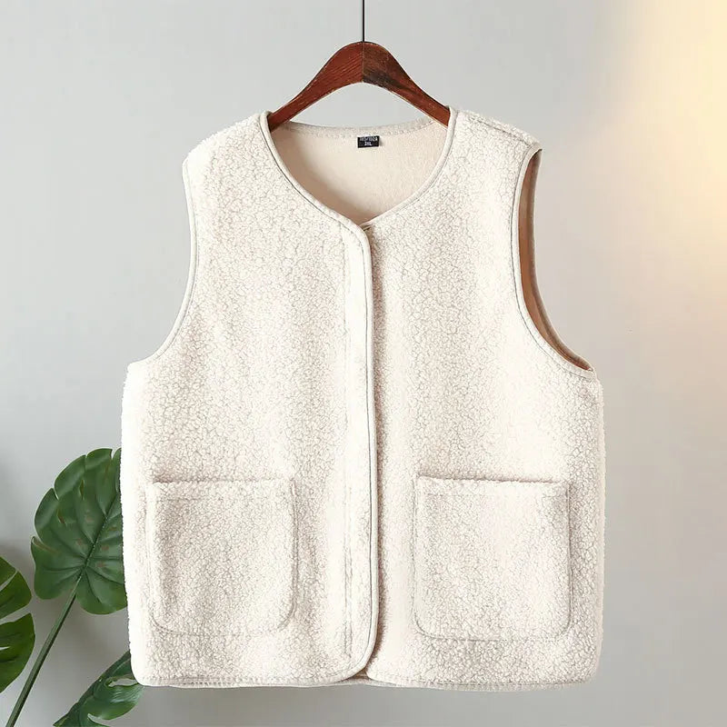 Womens Plus Size Fleece Jacket Autumn Casual Clothing