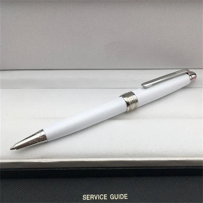 Luxury Msk-163 White Metal Ballpoint Pen Rollerball Pen