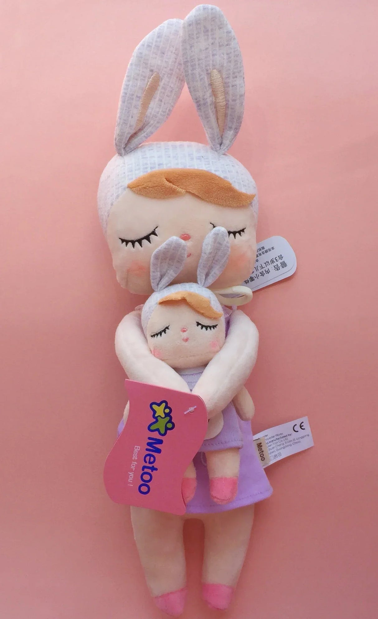 Metoo Doll Stuffed Toys Kawaii Mother and Kid