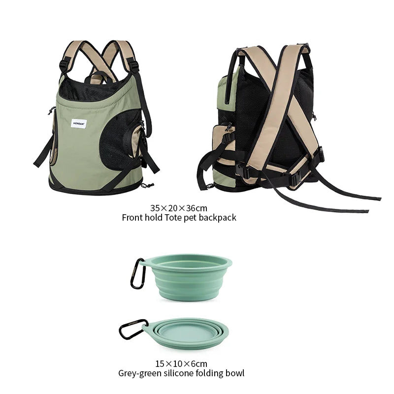 Puppy Kitten Travel Chest Sling Bag Pet Front