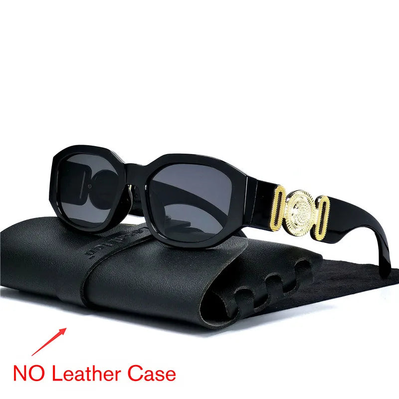 LeonLion Vintage Oval Sunglasses Women Brand Designer Glasses