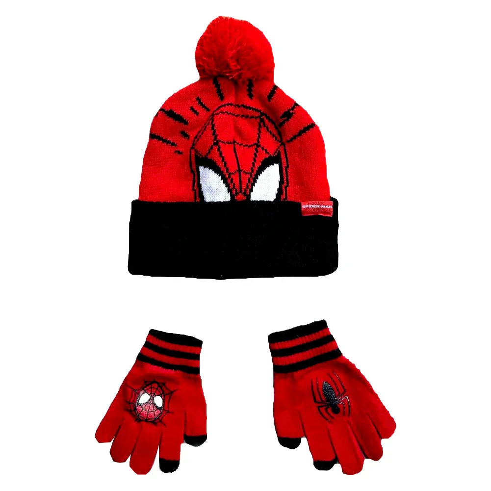New Autumn Winter Children Hat Mickey Spider Man