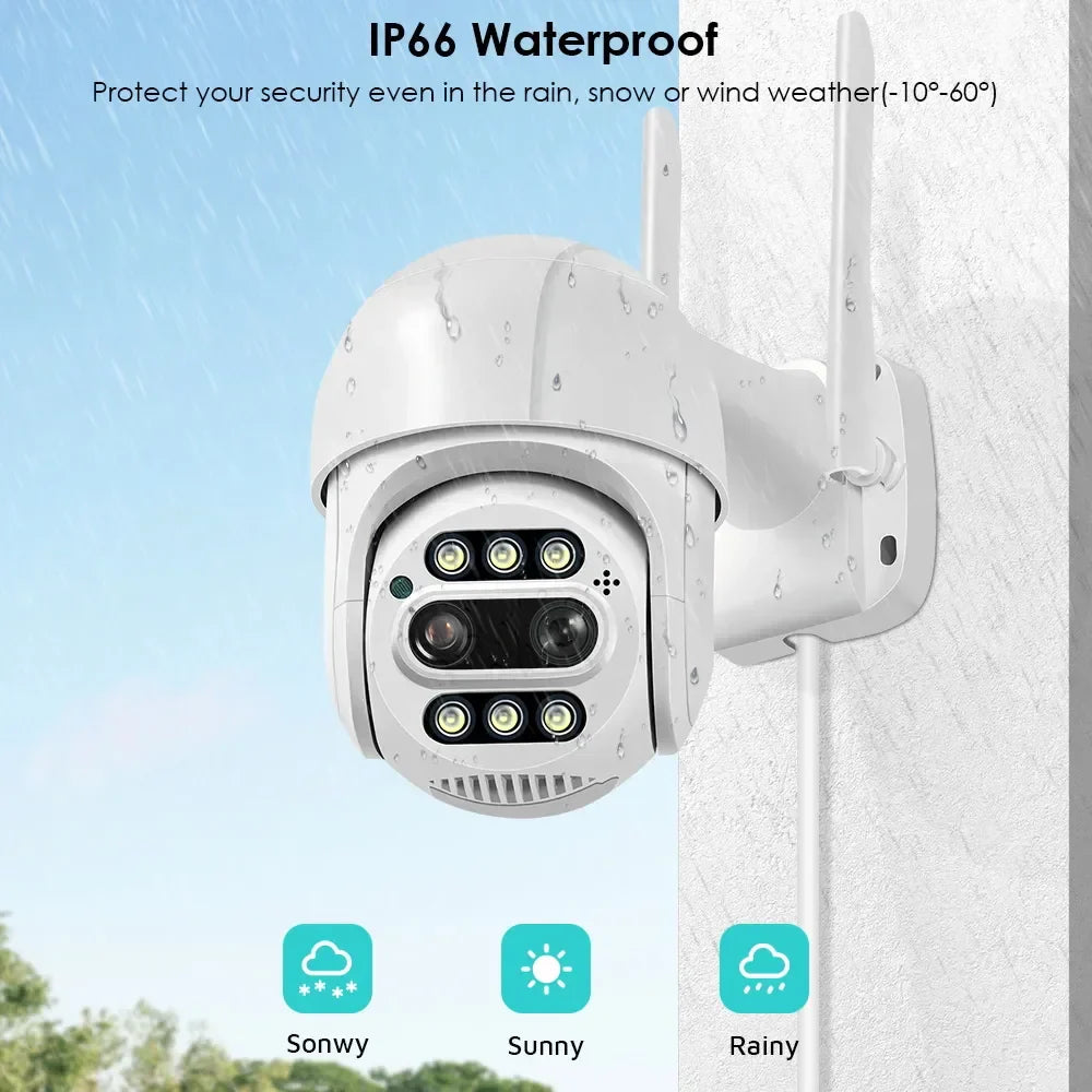 BESDER 8MP 4K PTZ IP Camera 8x Zoom