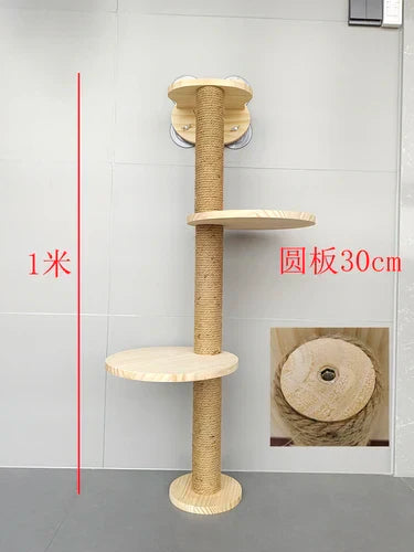 Wall Shelves for Large Cats, Tall Tower, Trees