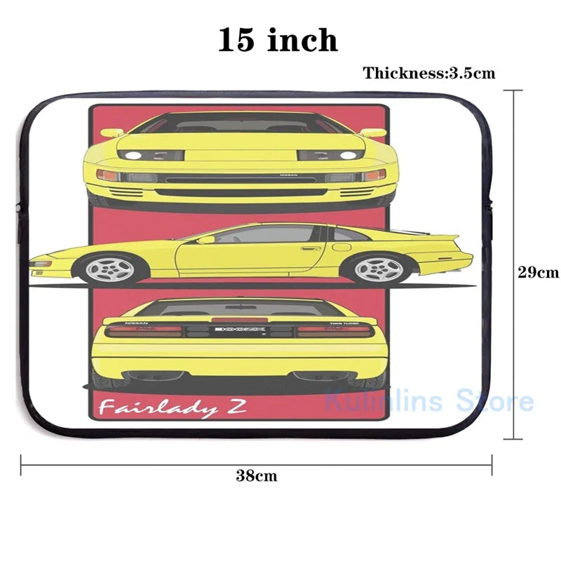 Funny Graphic print Nissan 300zx USB Charge Backpack