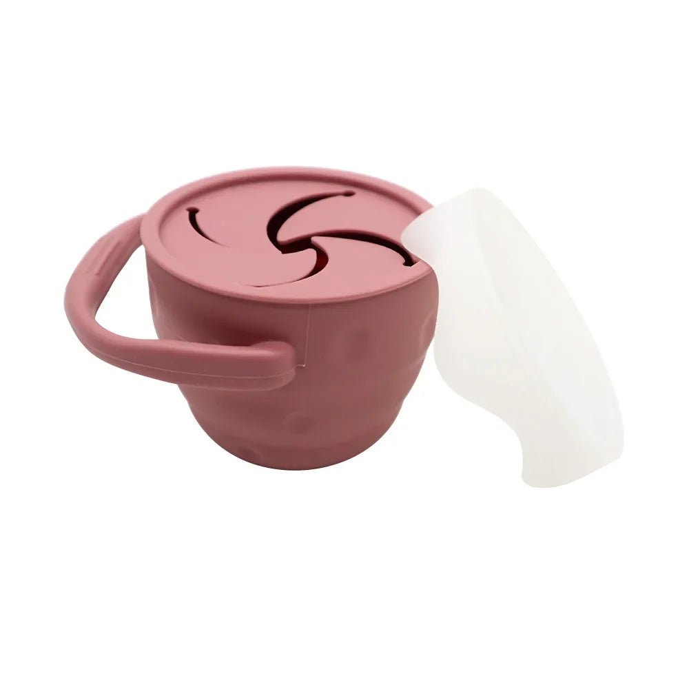 12 Color Baby Kids Silicone Snack Cup Food
