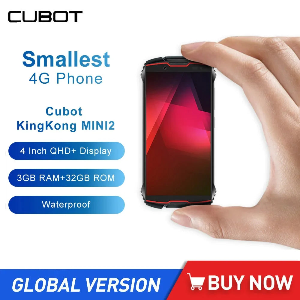 Cubot Kingkong Mini 2 Rugged 4G Waterproof Smartphones