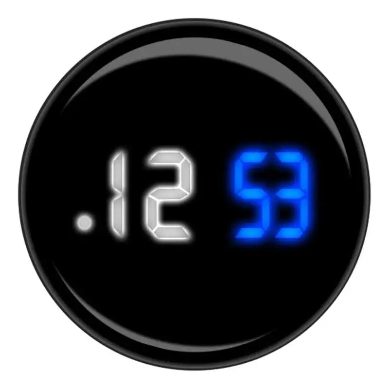 car Dashboard Clock universal Stick On Dashboard Clock Waterproof Mini Electronic Touch Control Clocks Car Interior Accessories