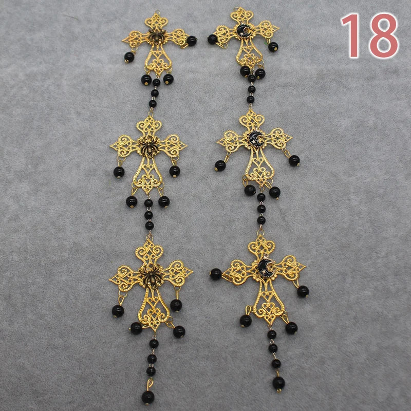 Baroque Headband DIY Material Gothic Lolita Crown Headband