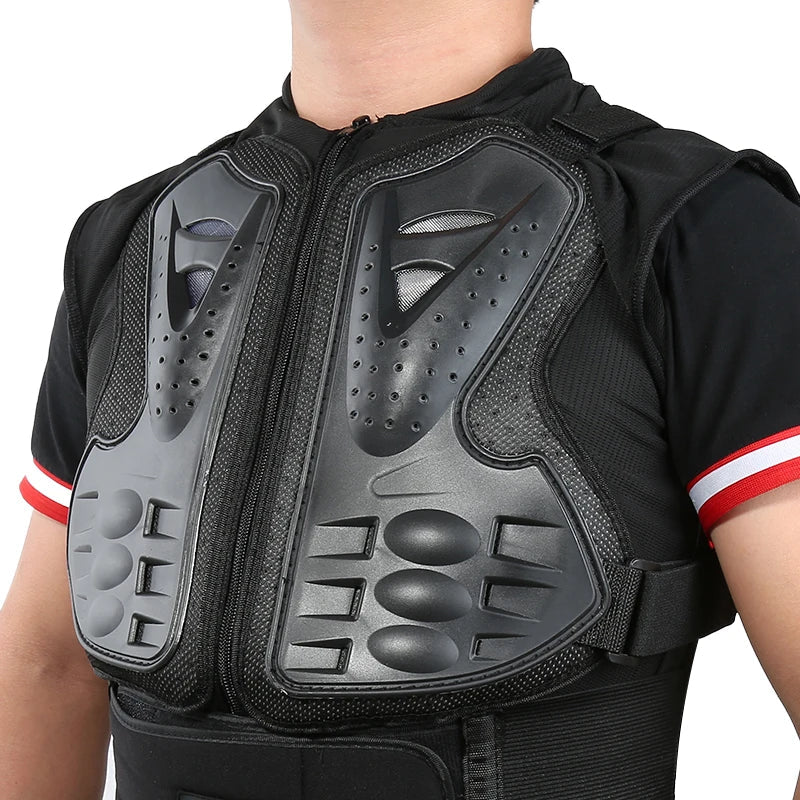 1PC Motorcycle Armor Protection Vest for Chest and Back (M-XXL)