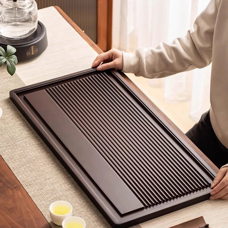 Kitchen Gadget Tea Tray Wood Coffeeware Teaware Office