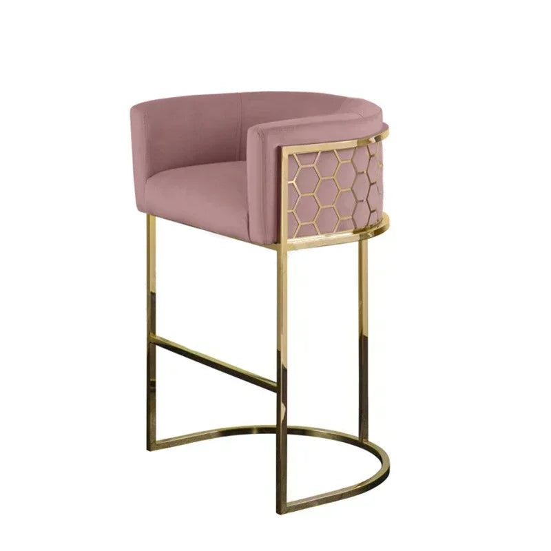 Luxury Nordic Bar Chair Simple Modern Backrest Bar