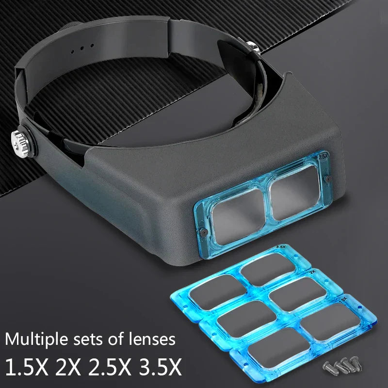 Head Wearing Magnifier Eye Loupe Watchmaker Repair Third