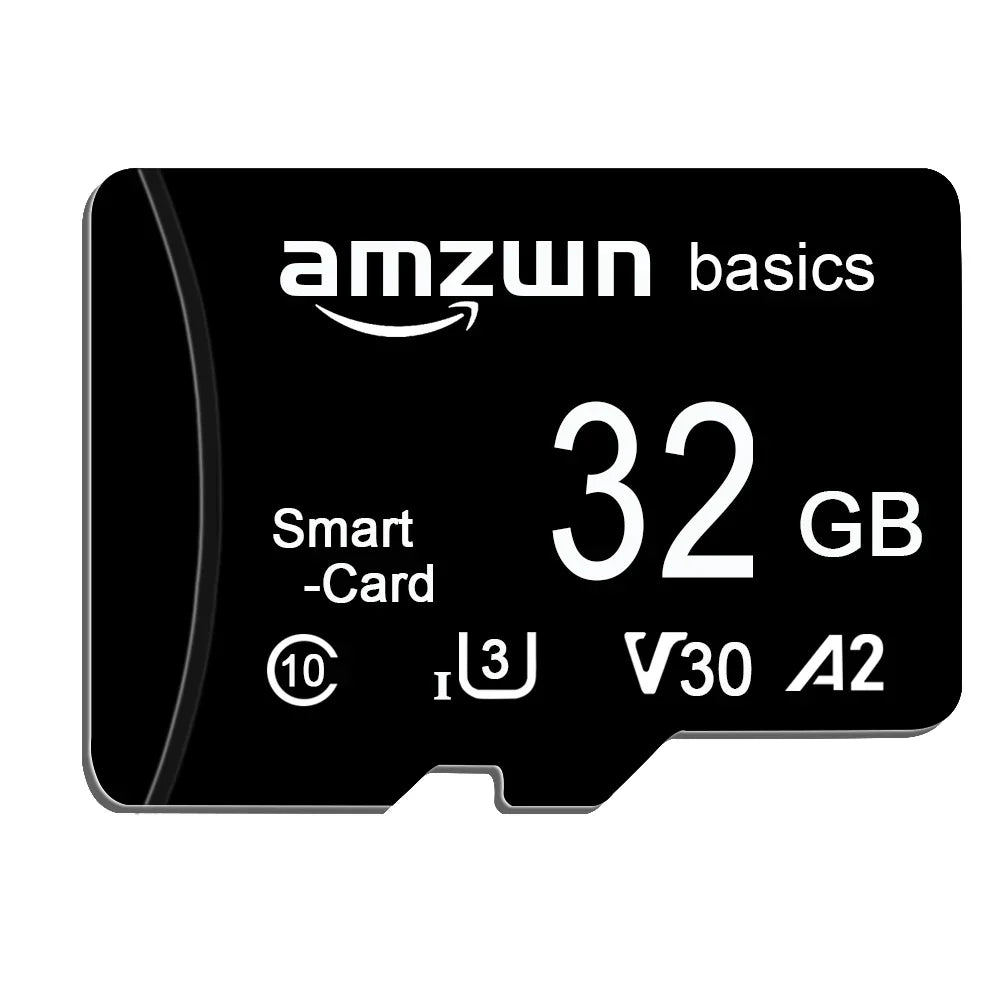 White Mini SD Card 64GB 32GB Flash Memory