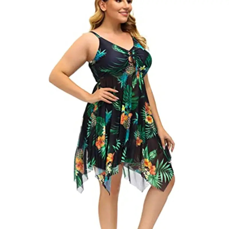 Womens Plus Size Swimsuit 2024 Stylish New Two