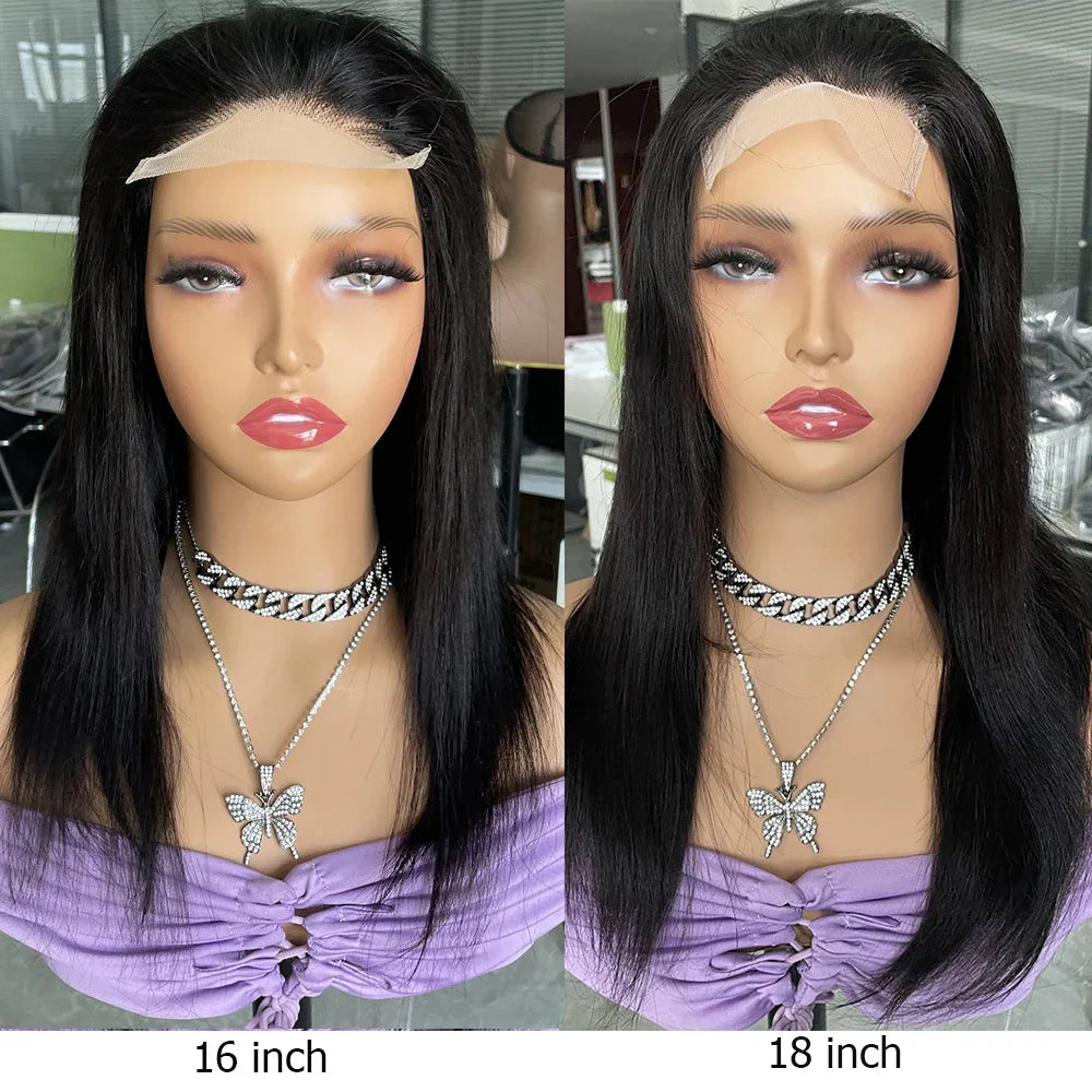 8-20 inch Straight Lace Front Wig Human Hair