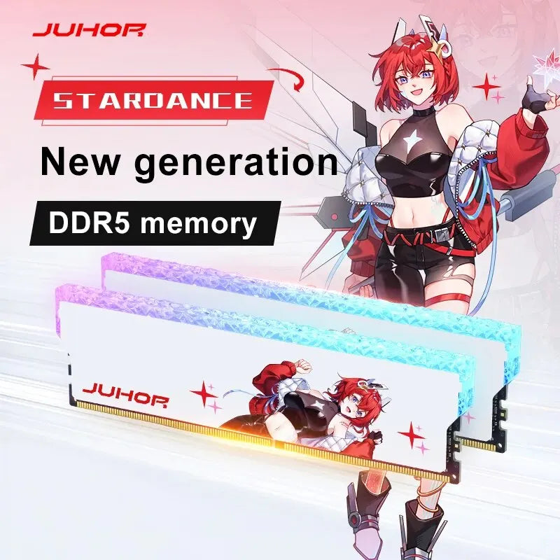 JUHOR DDR5 RGB Memory 16GB 6400MHz 6800MHz Hynix