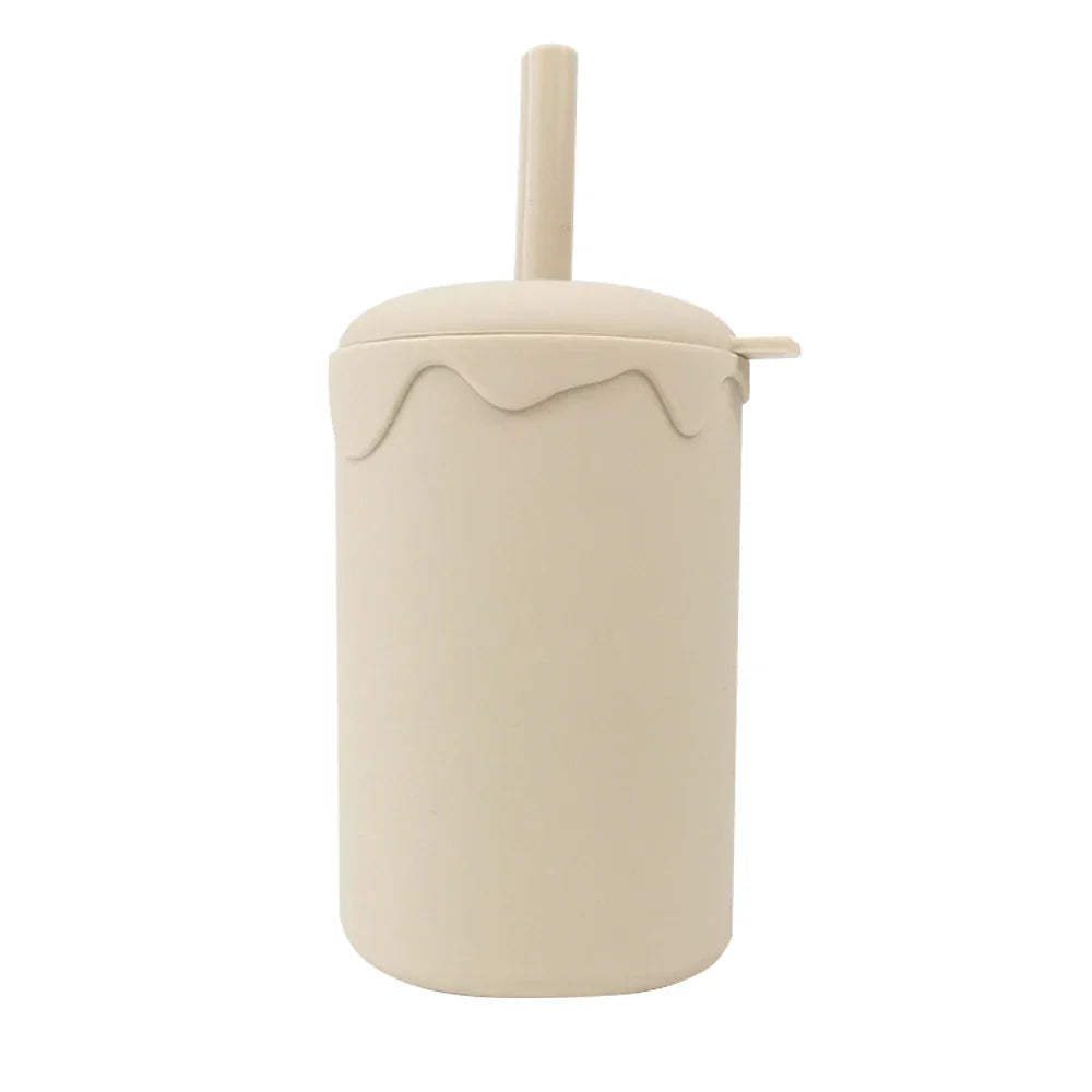 Baby Drinking Cup Silicone Baby Straw Cup Infant