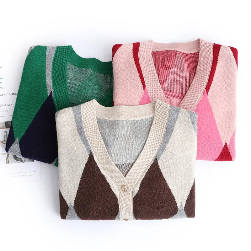 Plus Size Cardigan Women 2023 Spring Design Pocket