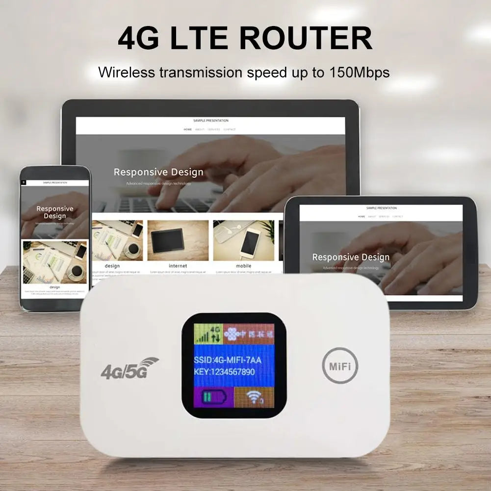 150Mbps 4G LTE WiFi Router Portable Pocket Wifi