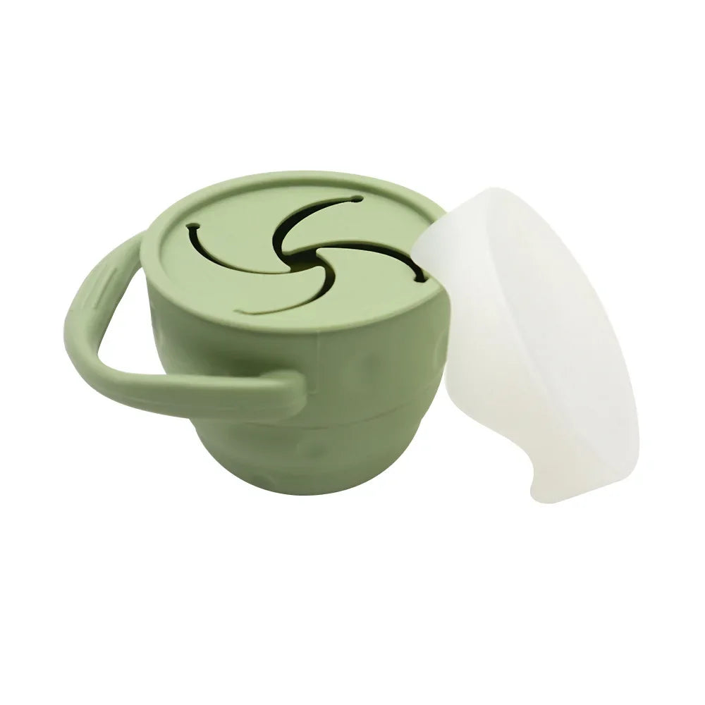 12 Color Baby Kids Silicone Snack Cup Food