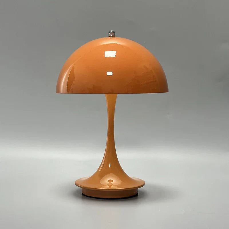 Wireless rechargeable lamp Portable Metal LED Dimming Metal