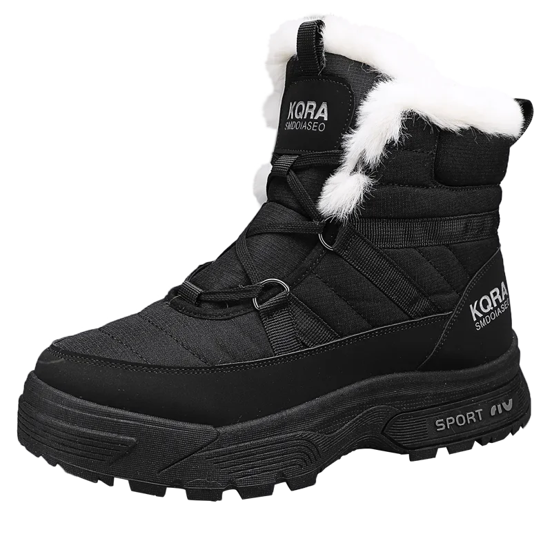 Mens Boots Outdoor Snow Shoes Plus Cotton Winter